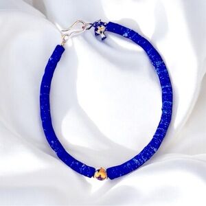 Peyote Bird Lapis Lazuli Bracelet